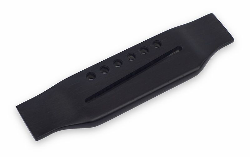 Ebony guitar bridge, made for Initial Sound
