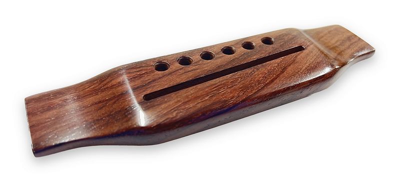 Rosewood guitar bridge, made for Initial Sound